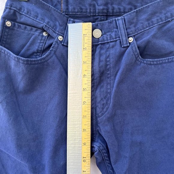 LEVI’S 511 Mens Jeans Size 28 X 28 16 Regular Blue Straight Leg Soft 100% Cotton - Picture 7 of 11